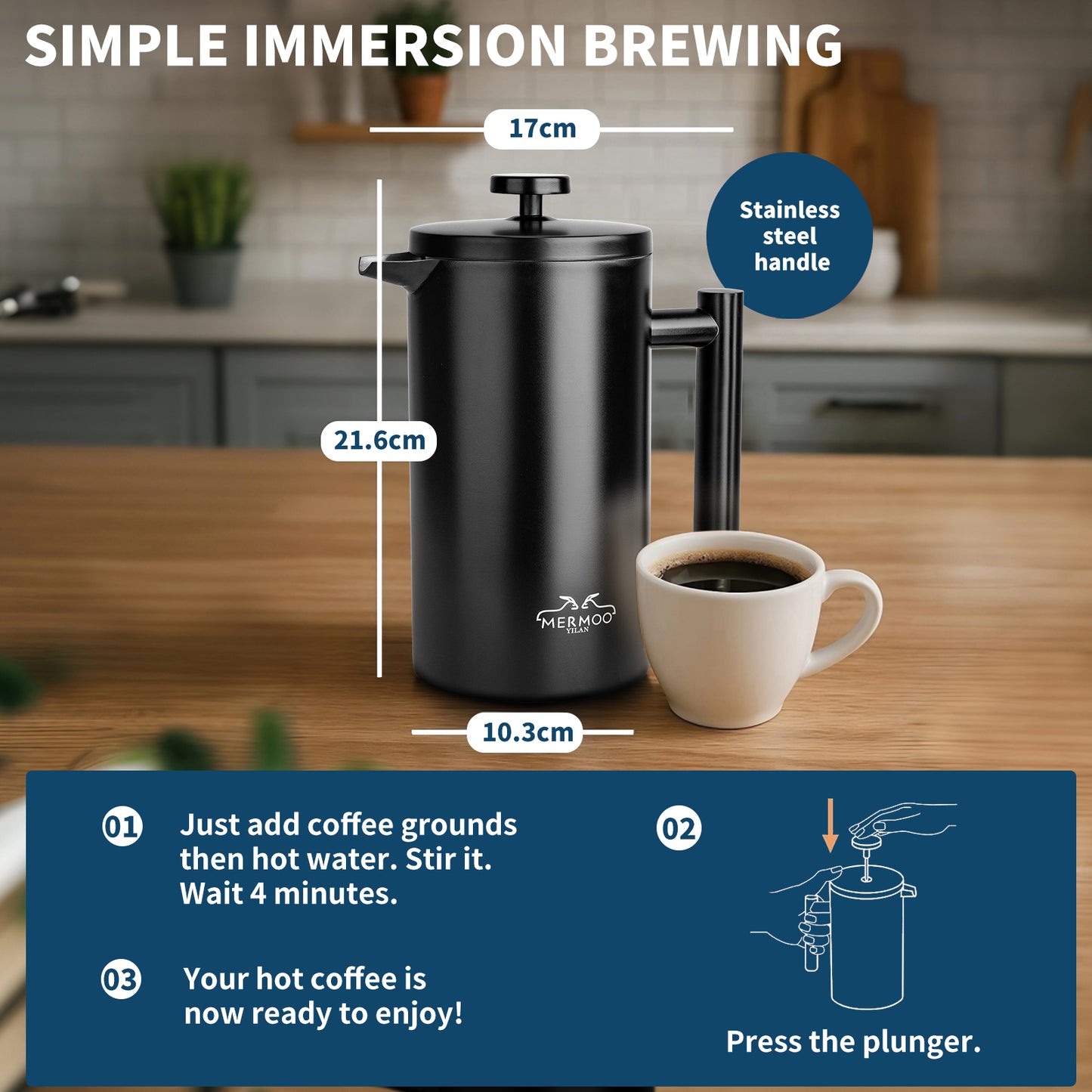 French Press 1000ml