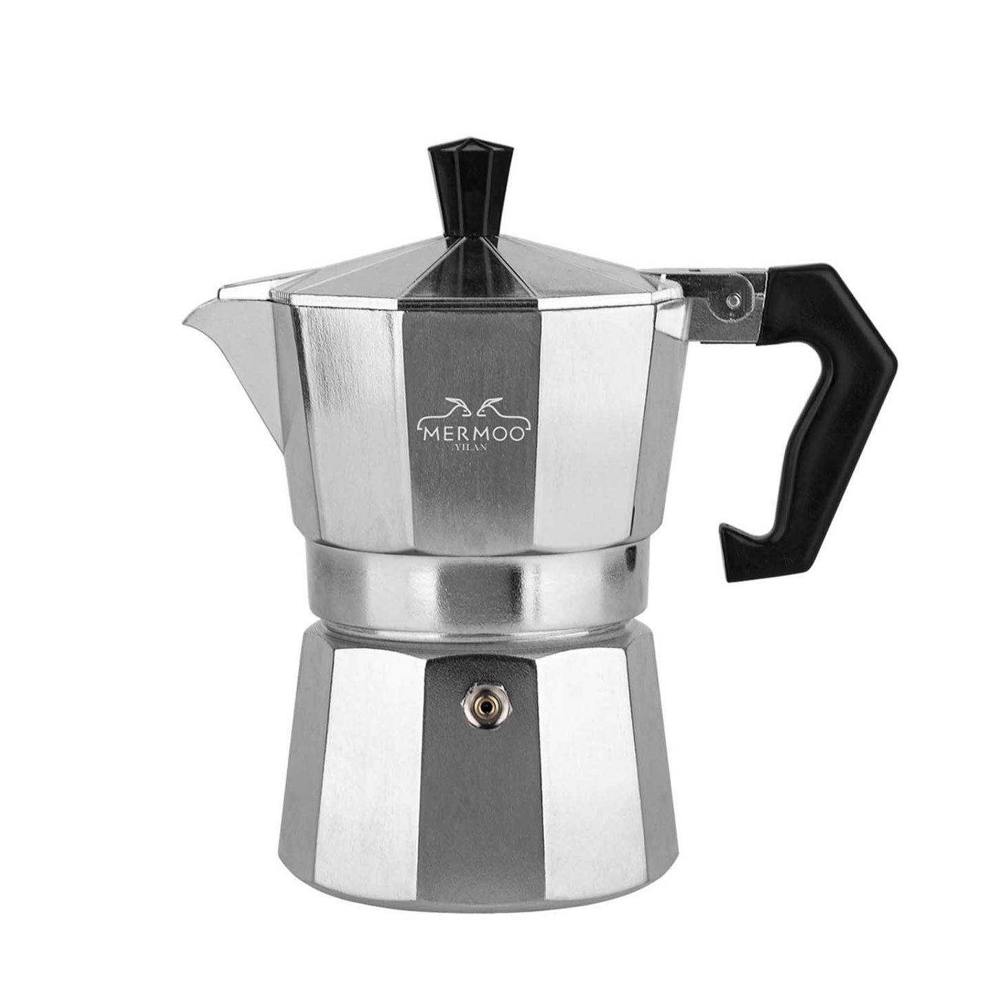 MERMOO YILAN Moka Pot 3/6/9 Cup Stovetop Espresso Maker – Italian Coffee Maker for Gas & Electric Stoves