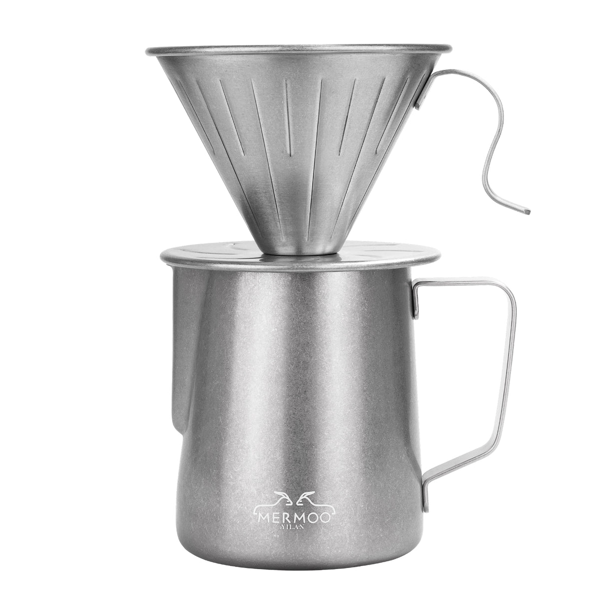 MERMOO YILAN Pour Over Coffee Maker Coffee Dripper & Coffee Server Set 600ml for 1-4 cups
