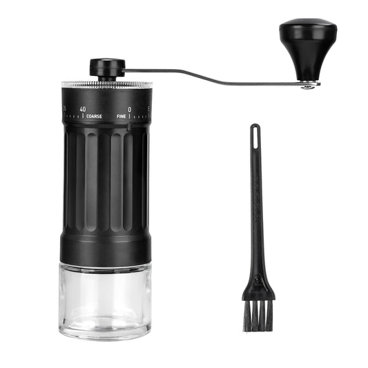 MERMOO YILAN Mini Manual Coffee Grinder with 40 External Adjustable Settings