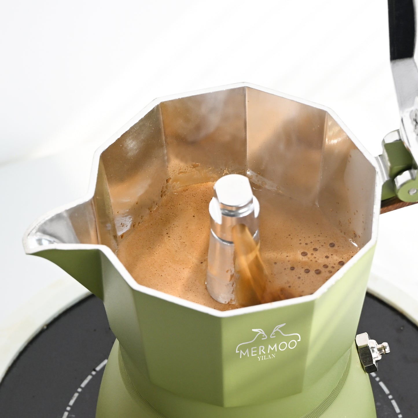 2 shots Double Valve Moka Pot