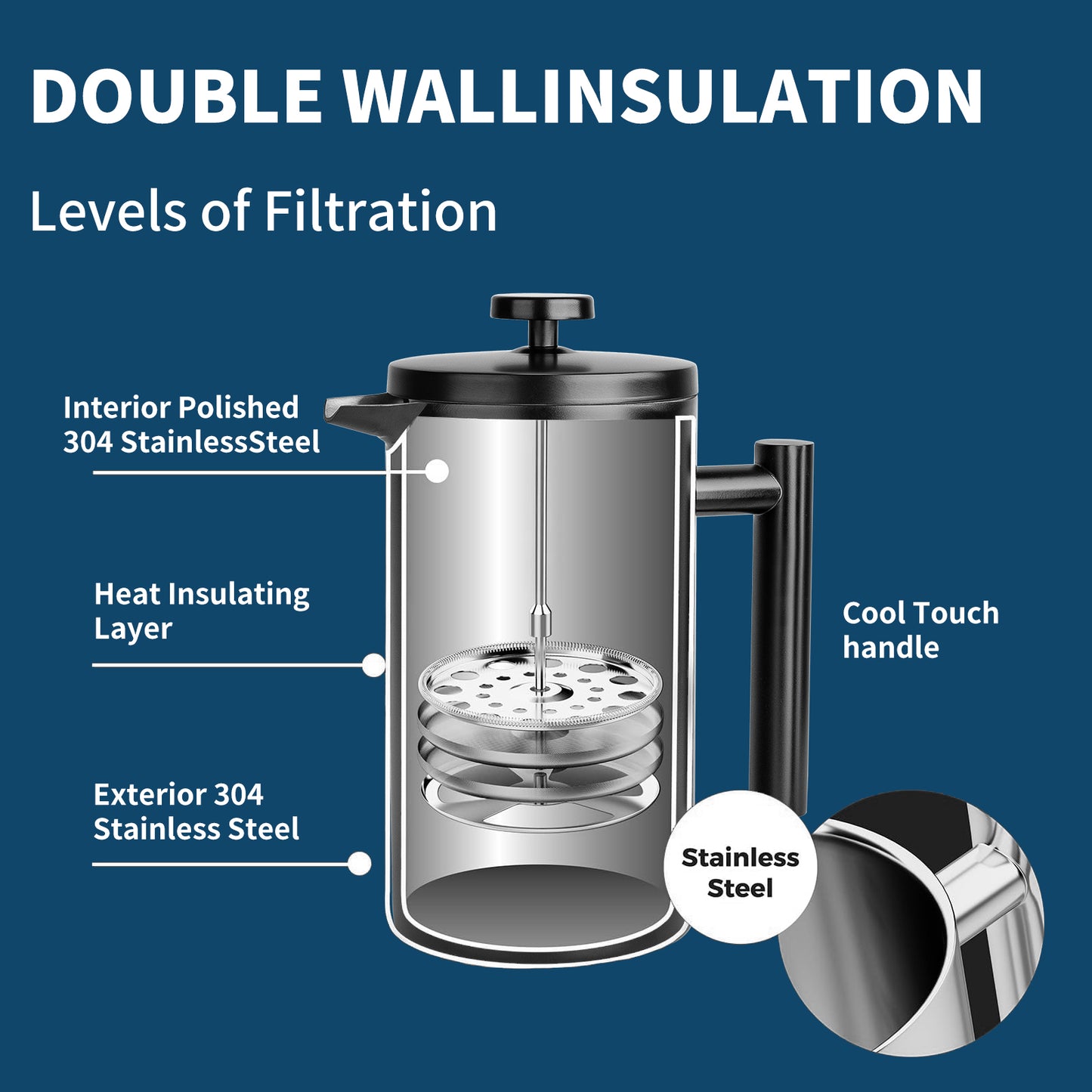 French Press 1000ml