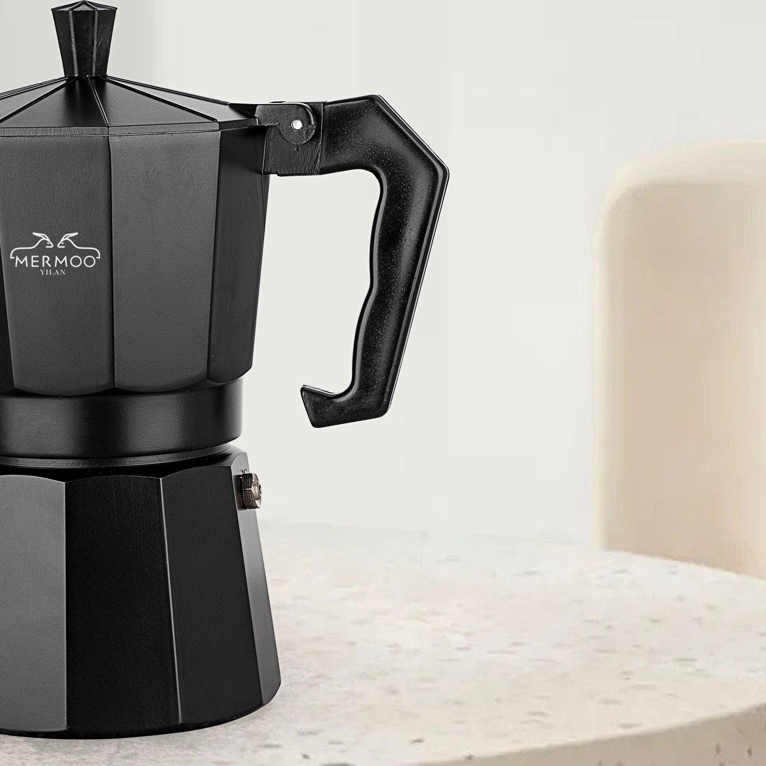 Family Favorite | Moka Pot 300ml/10oz 6-Cup Classic Black Stovetop