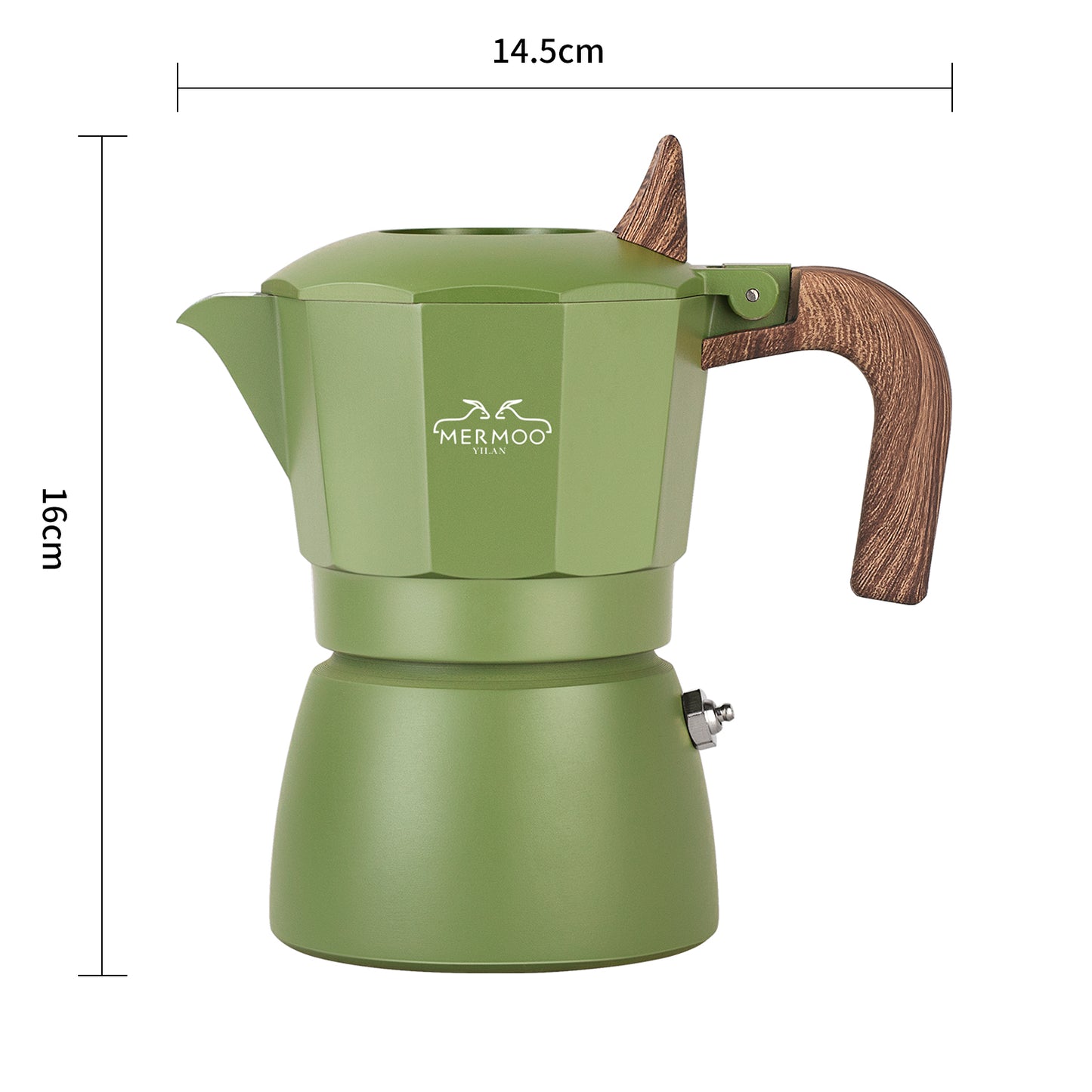 2 shots Double Valve Moka Pot