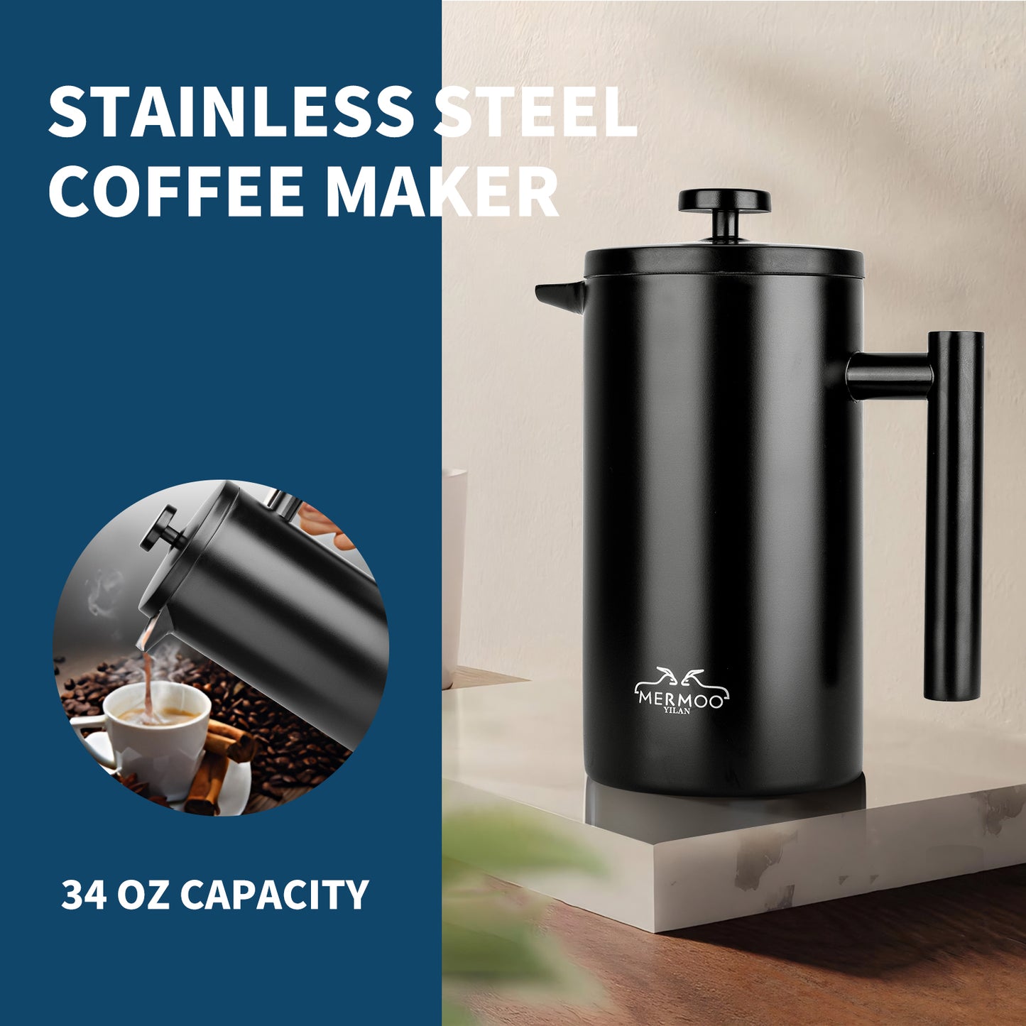 French Press 1000ml