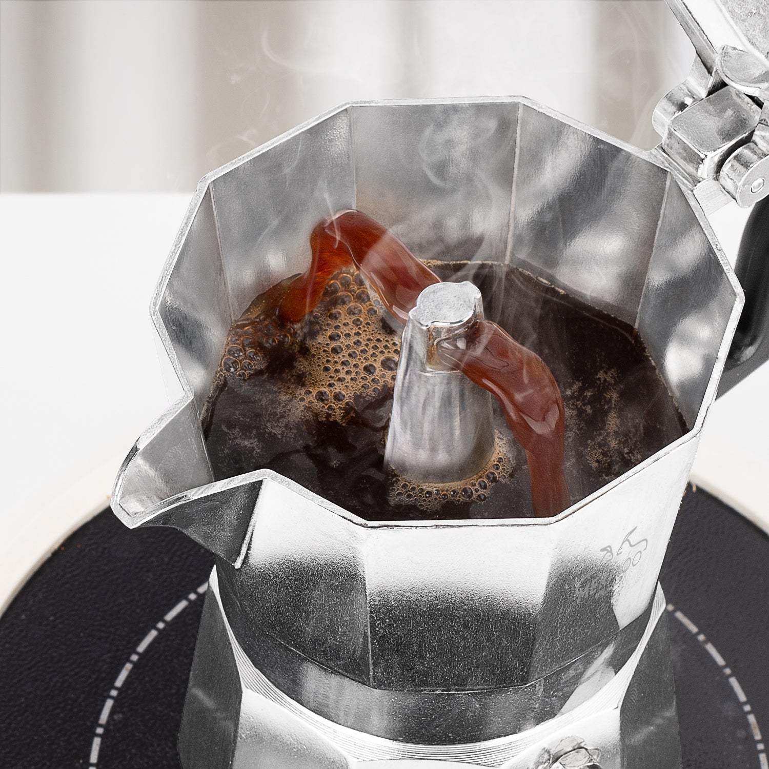 Beginner's Choice | Moka Pot 150ml Classic Stovetop Espresso Maker (3 Cups) for Italian Coffee MERMOO YILAN V135